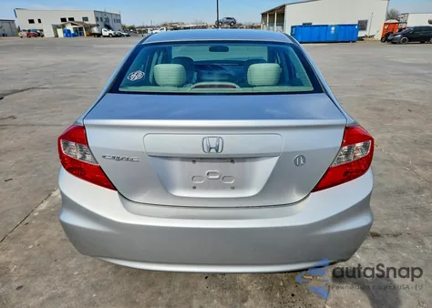 2012 Honda Civic Lx z USA, uszkodzony, nr VIN 19XFB2F56CE091015
